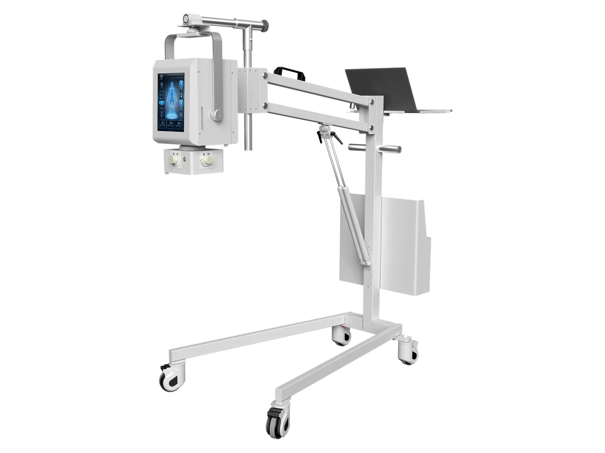 YJ-PX5.6 portable X-ray unit on a mobile stand