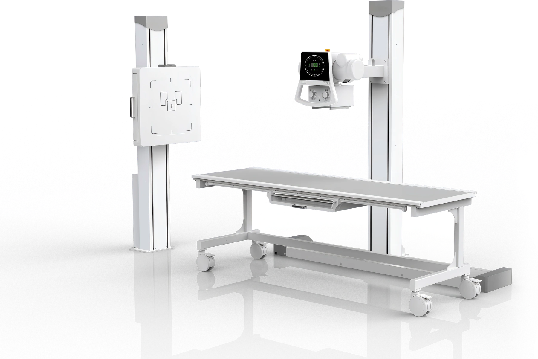 YJ-FDR300-50 fixed digital X-ray system with mobile table